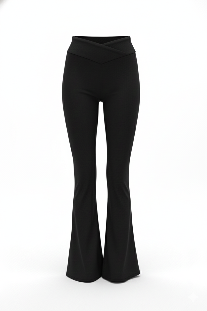 Flare V Pants - Black