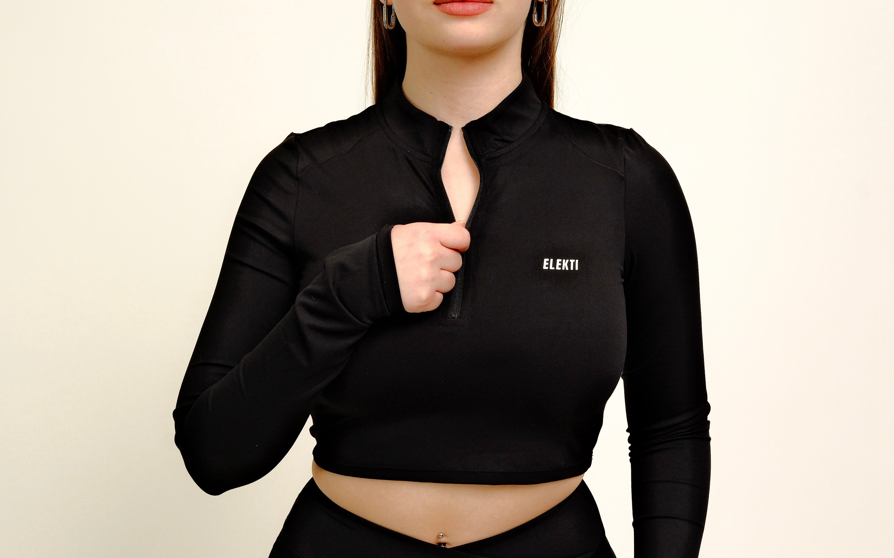 Half Zip Apex Jacket - Black – Elekti