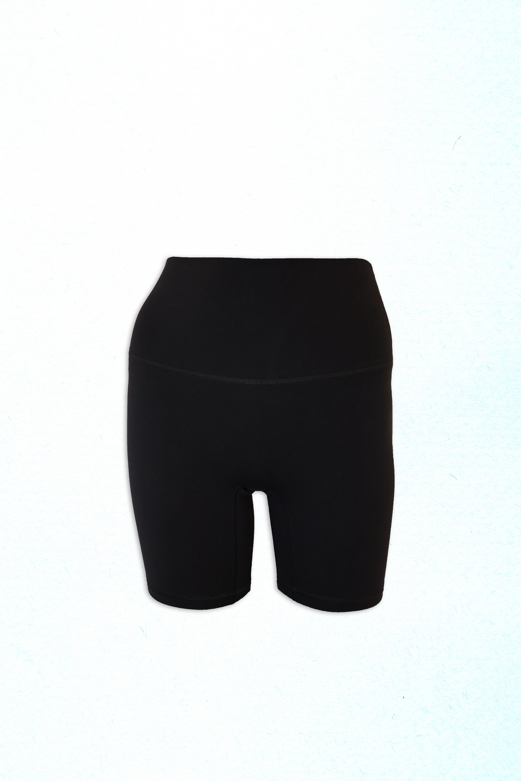High-Raise Shorts - Black